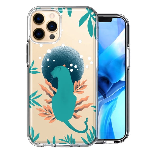 MUNDAZE for Apple iPhone 11 Pro Moon Green Jaguar Design Double Layer Phone Case Cover