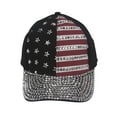 thumbnail image 2 of Chapeau à Bretelles Réglable à Thème Strass - Noir, 2 of 2