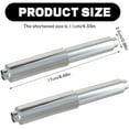 thumbnail image 3 of 2 Pcs Toilet Paper Spring Rod, Roller Holder Stainless Steel Premium Roll Replacement Stick Bar Parts Loaded Roller Bathroom Accessories (Silver)$$Tools & Hardware Other, 3 of 7