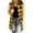 *Yellow, variant on VBVC Women's Buffalo Plaid Button Down Vest , Casual Long Shirt For Women , Ladies' Collared Sleeveless Tunic Top, Red , S-2XL