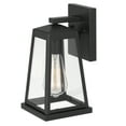 thumbnail image 4 of Worldwide Lighting  11 in. Edisto 1-Light Painted Outdoor Wall Sconce Lamp, Matte Black, 4 of 6