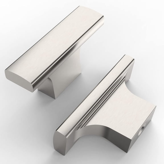 ZHZFKQ 10 Pack Brushed Satin Nickel Kitchen Cabinet Knobs Dresser Drawer Cabinet Hardware Zinc Knobs for Dresser Drawers
