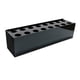 thumbnail image 4 of Jarrón de centro de mesa floral, contenedor de flores, jarrón de flores moderno de acrílico negro 40cmx10cmx10cm, 4 of 9
