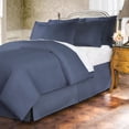 thumbnail image 2 of Cotton Collection Bed Skirt, 5 Pleat, Tailored 15" Drop, Blue Jean, King, 2 of 5