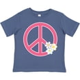 thumbnail image 3 of Inktastic Peace Sign Cute Daisy Flowers Girls Toddler T-Shirt, 3 of 5