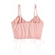 thumbnail image 4 of Gibobby Lencería de mujer Corsé Chaleco Top Encaje Floral Bralette Bralet Sujetador Crop Ropa interior Top Sexy Chaleco(Rosa,M), 4 of 5