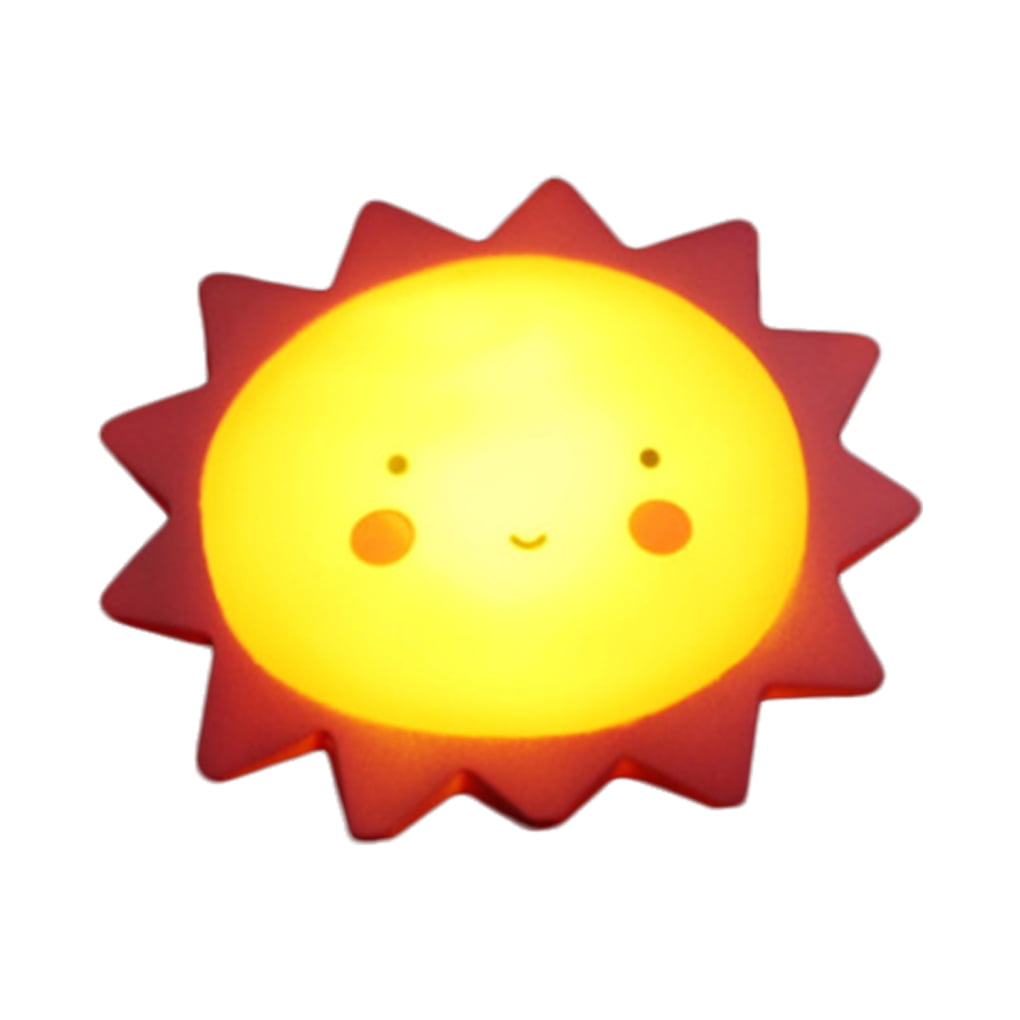 Homeholiday LED Children Night Light Kids PVC Baby Nursery Lamp Cartoon