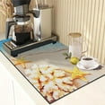 thumbnail image 5 of Starfish Coral Summer Coffee Mat for Countertops, Beach Sea Blue Dish Drying Mat 2 Pcs for Kitchen Coffee Bar Accessories Fit Under Coffee Maker Espresso Machine Dish Rack Hide Stain Rubber, 5 of 6