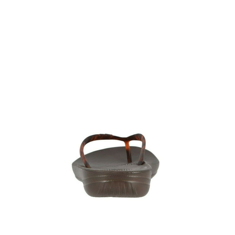 Fitflop iQushion Tortoiseshell Women s Flip Flop Sandals T49 690