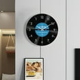 thumbnail image 2 of Modern Reverse Wall Clock 12Inch Minimalists Vinyls Record Designs Wall Clock for Stylish Office and Home Decoration, 2 of 16