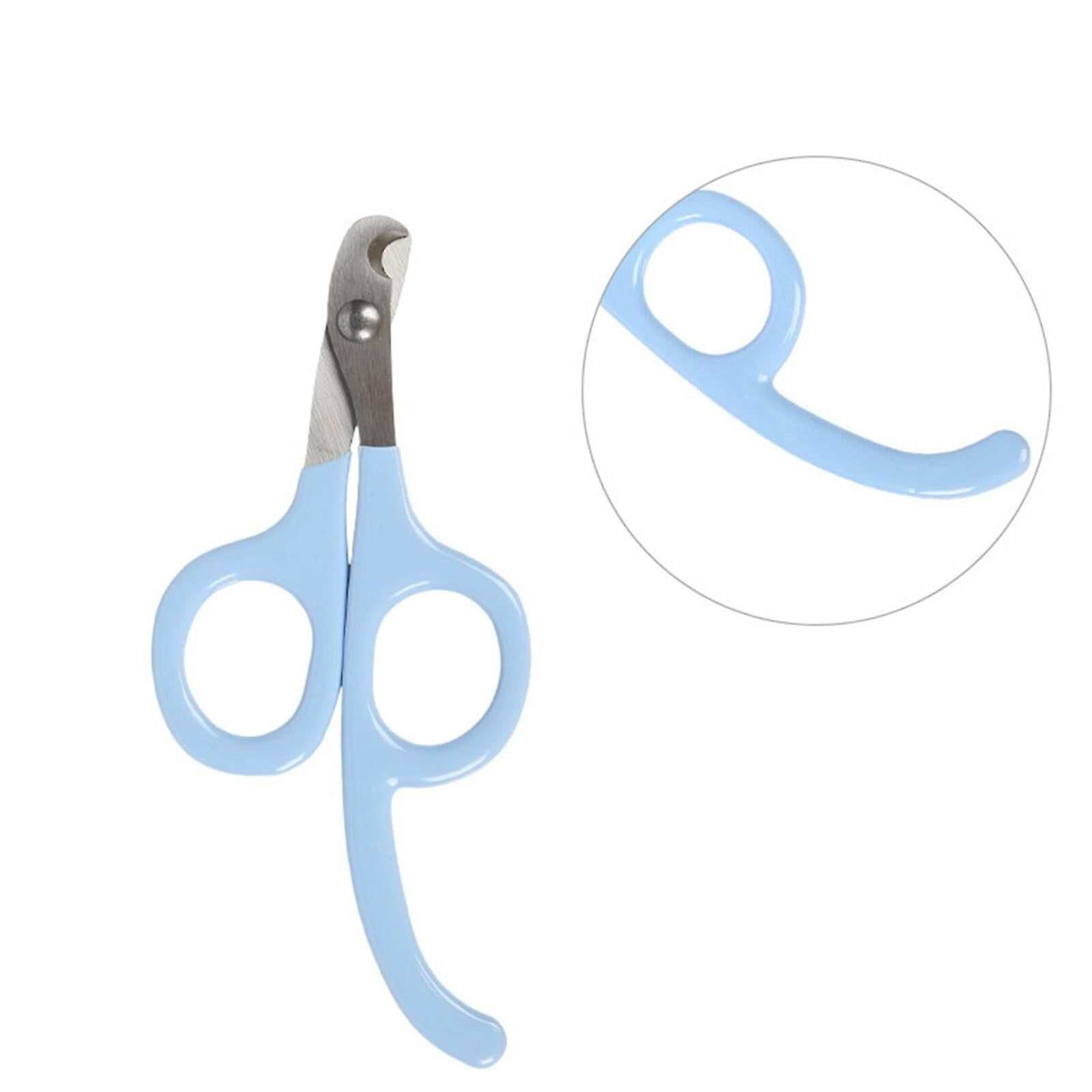 shenmo Pet Dog Nail Clippers Cat Rabbit Bird Guinea Pig Easy Use Claw Trimmers Scissors. blue 1pcs