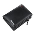 thumbnail image 1 of Billetera de negocios Minnieouse PU monedero de bolsillo con cremallera color negro, 1 of 6