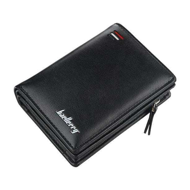 Minnieouse Billeteras para hombre de negocios, tarjetero de diseño corto de cuero PU, monedero de bolsillo para múltiples tarjetas, bolso de Type2 NO2