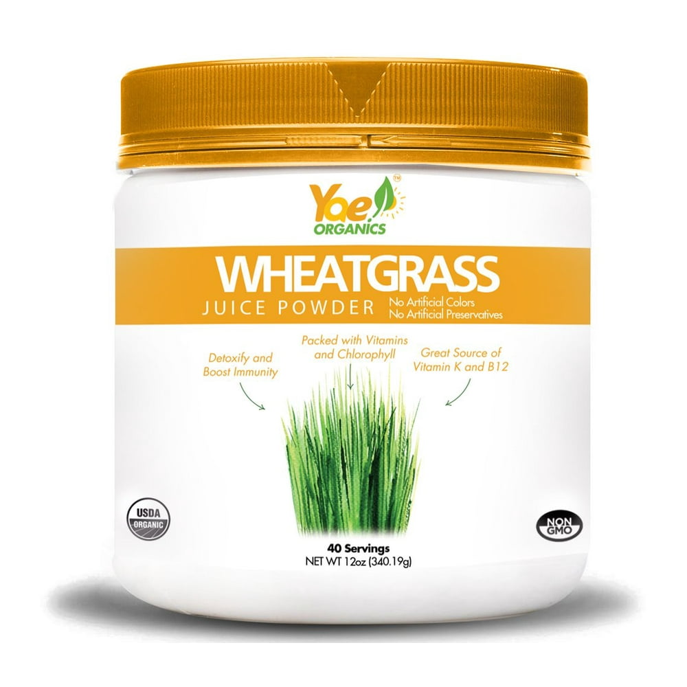 Yae Organics Organic Keto Wheatgrass Juice Powder (1 Serving=5 Shots