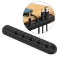 thumbnail image 3 of Desk Cable Manager,Black Cable Holder Clips Desktop Silicone Cord Manager Cable Holder Clips Proven Performance, 3 of 12