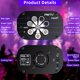 thumbnail image 4 of Luz de fiesta LED, luz de discoteca activada por sonido con Control remoto RGB, iluminación de escenario UV para jardín, casa, Karaoke, Bar, fiesta JAMW Sencillez, 4 of 5