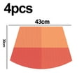 thumbnail image 2 of Juego de 4 manteles individuales para platos, manteles tejidos resistentes al calor, 2 of 5