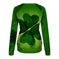 thumbnail image 5 of Camisas Para Mujer Manga Larga Camisas Casuales Vintage St Patrick Impresión Cuello Redondo Sudadera Pullover Tops Sueltos Odeerbi  ODB126372, 5 of 5