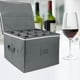thumbnail image 1 of 1 contenedor para guardar copas de vino con separadores, caja plegable para guardar vasos y artículos para el hogar., 1 of 5