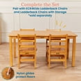 thumbnail image 5 of ECR4Kids 24in x 48in Rectangular Hardwood Table with 22in Legs, Childrens Furniture, Honey, 5 of 10