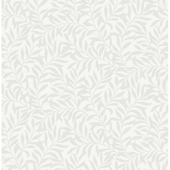 Brewster Home Fashions Salix Silver Leaf Wallpaper