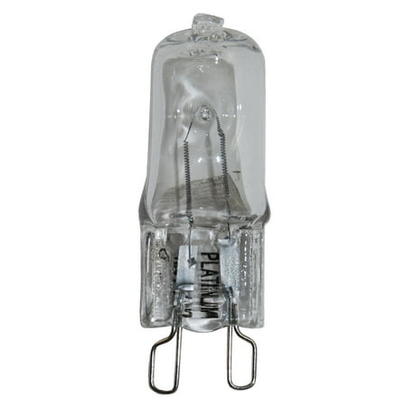 - Platinum 60W 120V G9 Bi-Pin Base Clear Halogen Bulb
