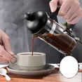 thumbnail image 3 of Charlodey French Coffee Maker Set Home Brewing Kit with Coffee Filter Stylish French for Rich and Flavorful Coffee Experience Home and kitchen A, 1X French coffee press, 3 of 4
