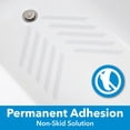 thumbnail image 5 of Duck Brand 8.75" x 0.75" Adhesive Bathtub Treads, White, (18 Count), 5 of 16