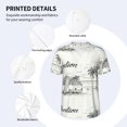 thumbnail image 3 of Uemuo Summer Vacation Scene With Camping Van Print Mens Polo Shirts Baseball T-shirt Performance Short Sleeve Golf Shirt Moisture Wicking Athletic Casual Collared T-Shirt-4X-Large, 3 of 7