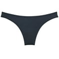 thumbnail image 2 of Botmois Men Shiny Bikini Briefs Underwear Hipster Pants Panties Solid Touch Briefs Enhance Pouch Cheeky Briefs Black M, 2 of 3