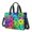 Daisy Pioneer Flower and Rainbow, variant on Daisy Pioneer Flower and Rainbow Canvas Messenger Tote Bag, Work Tote with Multi Pockets & Removable Strap, Large Capacity Gifts for Work Travel Shopping