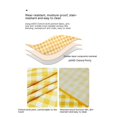 thumbnail image 4 of Manta grande para picnic al aire libre, tapete para picnic a cuadros de playa plegable impermeable de 60 "x 80", picnic para acampar con césped (rojo y blanco), 4 of 5