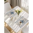 thumbnail image 5 of Texas Star Navy Blue Placemats Set of 8, Farmhouse Vintage Art Wooden Placemats for Dining Table, Place Mats for Kitchen Tabletop, Waterproof Wipeable Dining Table Mats Set, 5 of 9