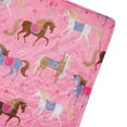 thumbnail image 7 of Wildkin Kids Plush Velour Throw Blanket for Girls and Boys (Horses Pink), 7 of 7