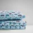 thumbnail image 4 of Gracie Mills Persephone 4-Piece Cotton Flannel Sheet Set Twin Gray GRACE-7549, 4 of 5