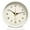White, variant on SHISEDECO 4.5" Battery Operated Antique Retro Analog Alarm Clock, Small Silent Bedside Deskclock with Light Function, Non-Ticking Tableclock Decor for Living Room, Bedroom, Bedside, Shelf (Pink)