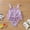 Purple, variant on JikouIivo Baby Girls Toddler Sling One-Piece Swimsuit Rainbow Print Bikini Summer Lovely Bathing Suit