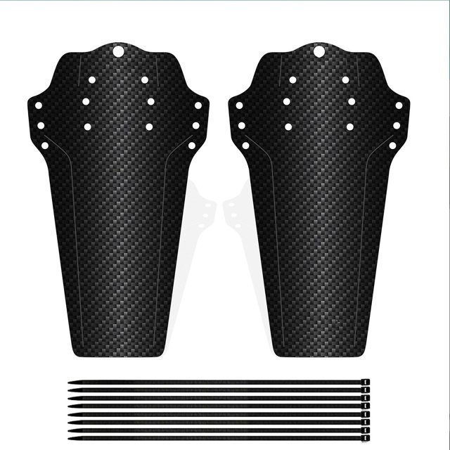 2 PCS Bike Fenders Mountain Road Bike Mudguards Front Rear Universal Bike Accessories Carbon Fiber Type
