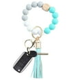 thumbnail image 1 of Fashion Creative Keychain Bracelet Wristlet Key Ring Beaded Bangle Key Chains for Women, 1 of 2