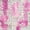 Pink, variant on Cydiria Modern, Distressed Vintage Faux Wool Area Rug, 5' x 8', Blue