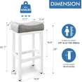 Counter Height Bar Stools 24 Inch Barstools for Kitchen Island Counter