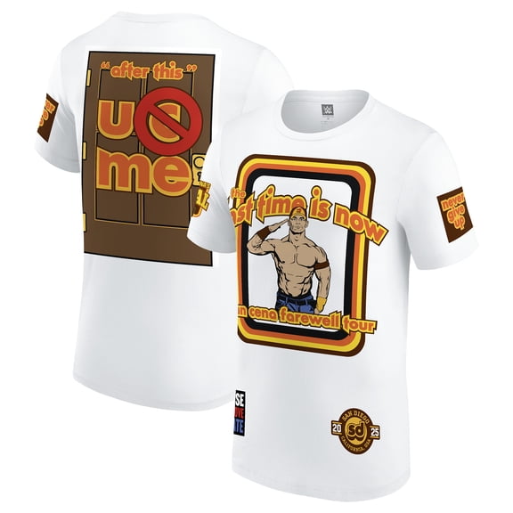 Men's White John Cena Farewell Tour 2025 San Diego T-Shirt