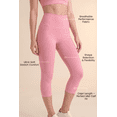 thumbnail image 5 of Women’s High Waist Tummy Control Capri Leggings, Moisture Wicking Activewear, 5 of 7