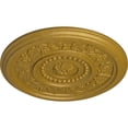 thumbnail image 3 of Ekena Millwork 16 1/8"OD x 5/8"P Marseille Ceiling Medallion (Fits Canopies up to 4 1/4"), Hand-Painted Pharaohs Gold, 3 of 6