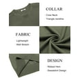 thumbnail image 6 of COOFANDY Mens Sweater Crewneck Pullover Long Sleeve Lightweight Sweater Plain Knit Silm Fit, 6 of 7