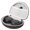White fleece, variant on Headphone case Bluetooth headphone case and more foldable headphone, hard-case headphone protection bag - black