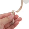 thumbnail image 4 of Decorative Embroidered Flower Ribbon for Crafting 1 Roll Coffee Color, 4 of 5