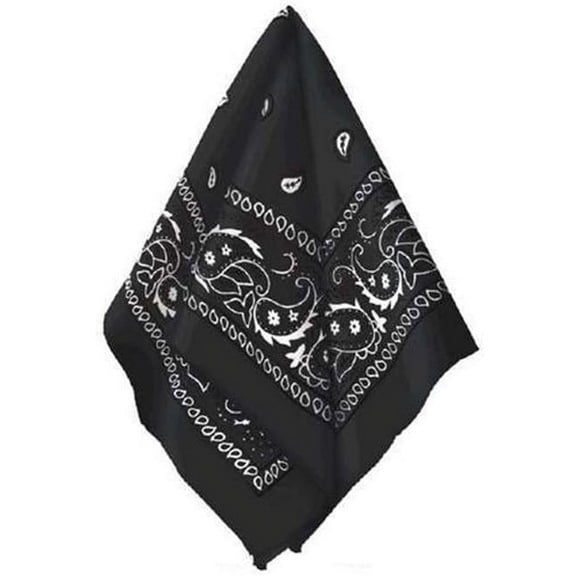 Amscan 255561. 10 Black Bandana - Pack of 12