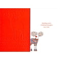 thumbnail image 2 of Pictura Reindeer Wearing Colorful Zig Zag Patterned Sweater Christmas Card, 2 of 2