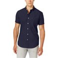 thumbnail image 1 of Tommy Hilfiger Mens Maxwell SS Button Up Shirt, Blue, Big & Tall, XX-Large, 1 of 1